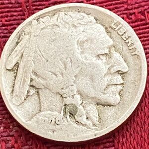 Vintage 1929 Indian Head Buffalo Nickel